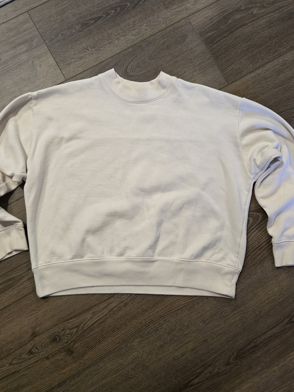 a new day Women's Cream Crewneck Sweatshirt